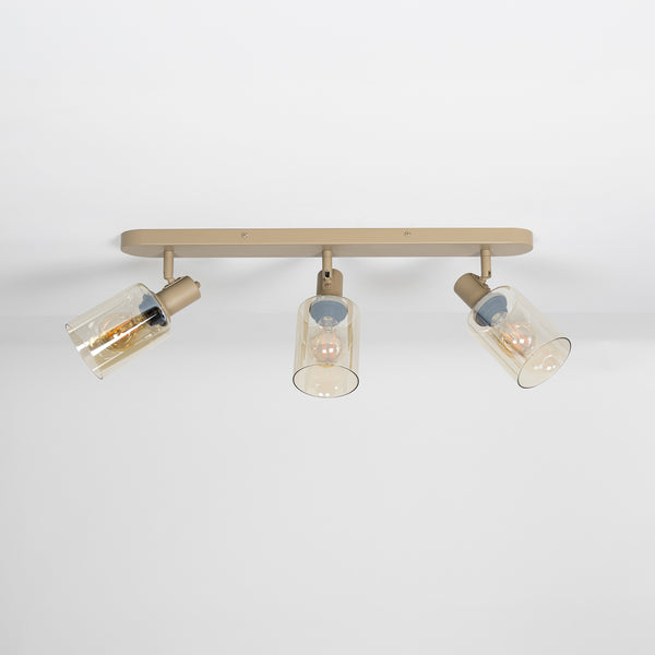 Deckenleuchte Sepiora 3-Fassung / Beige
