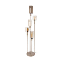 EUPHORIA Handcrafted driftwood table lamp 45cm beige with linen shade