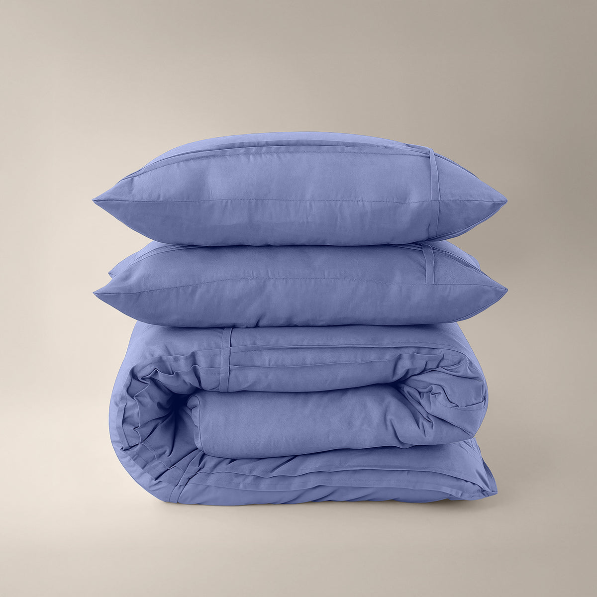 Bettwäsche Washed Tufted Blau Bettbezug & Kissenbezüge