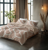 Bettwäsche Contours Peach Baumwolle Bettbezug & Kissenbezüge