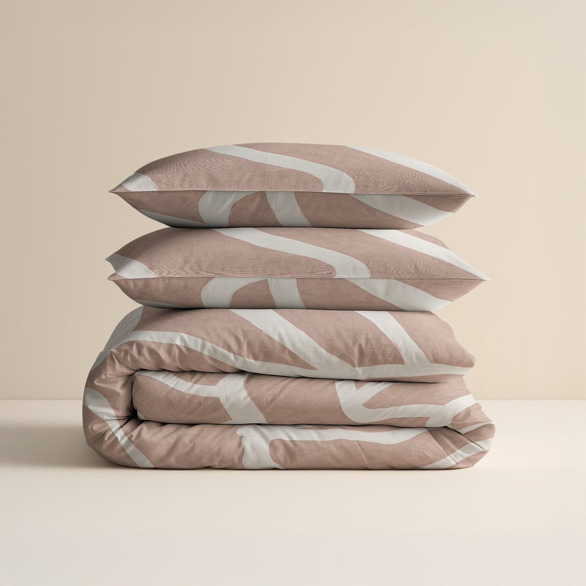 Bettwäsche Contours Peach Baumwolle Bettbezug & Kissenbezüge
