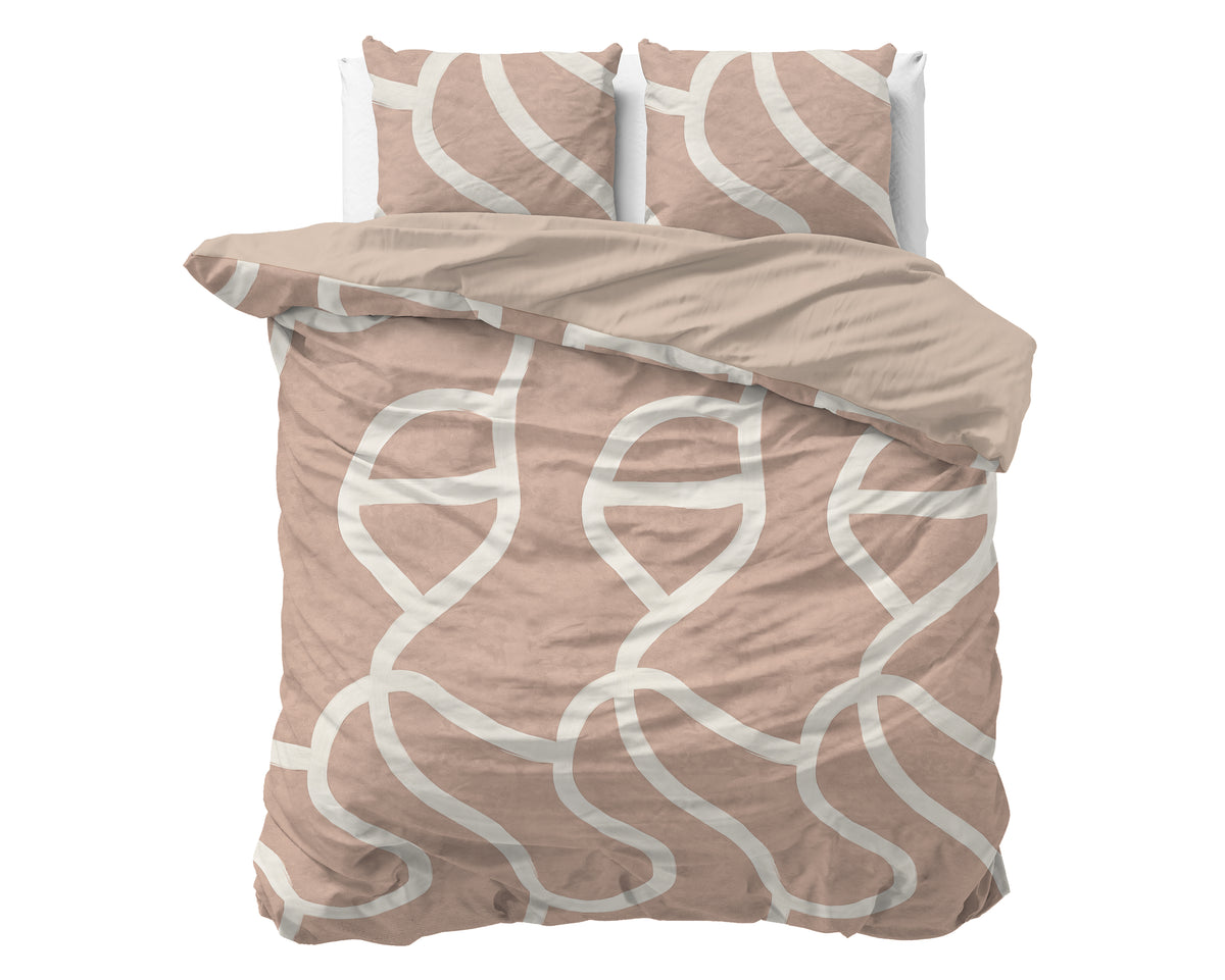Bettwäsche Contours Peach Baumwolle Bettbezug & Kissenbezüge