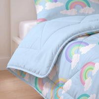 Kinderbettdecke 2-in-1 mit integriertem Bezug, inkl. Kissenbezug –verschiedene Designs