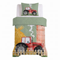 Kinderbettdecke 2-in-1 mit integriertem Bezug, inkl. Kissenbezug –verschiedene Designs