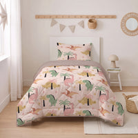 Kinderbettdecke 2-in-1 mit integriertem Bezug, inkl. Kissenbezug –verschiedene Designs