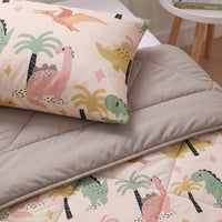Kinderbettdecke 2-in-1 mit integriertem Bezug, inkl. Kissenbezug –verschiedene Designs