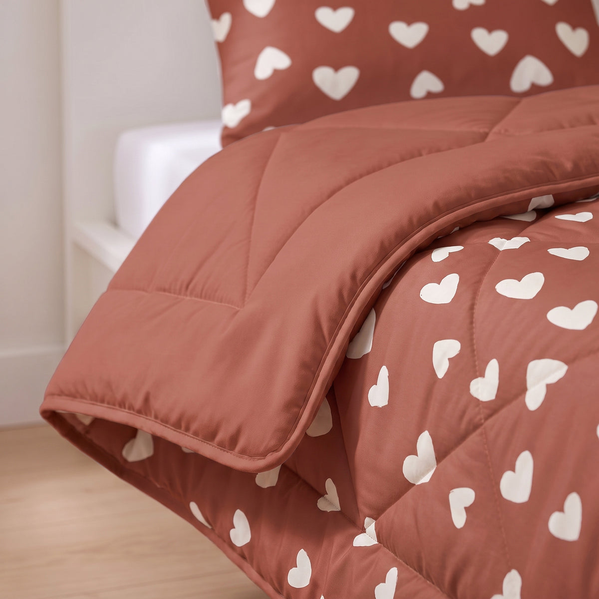 Kinderbettdecke 2-in-1 mit integriertem Bezug, inkl. Kissenbezug –verschiedene Designs