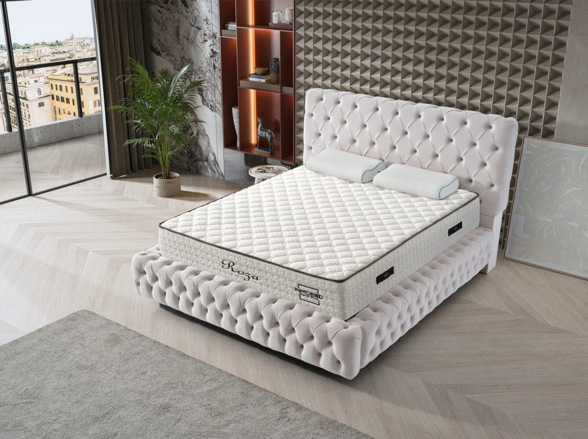 Design CHESTER Bett, Boxspringbett ohne Matratze