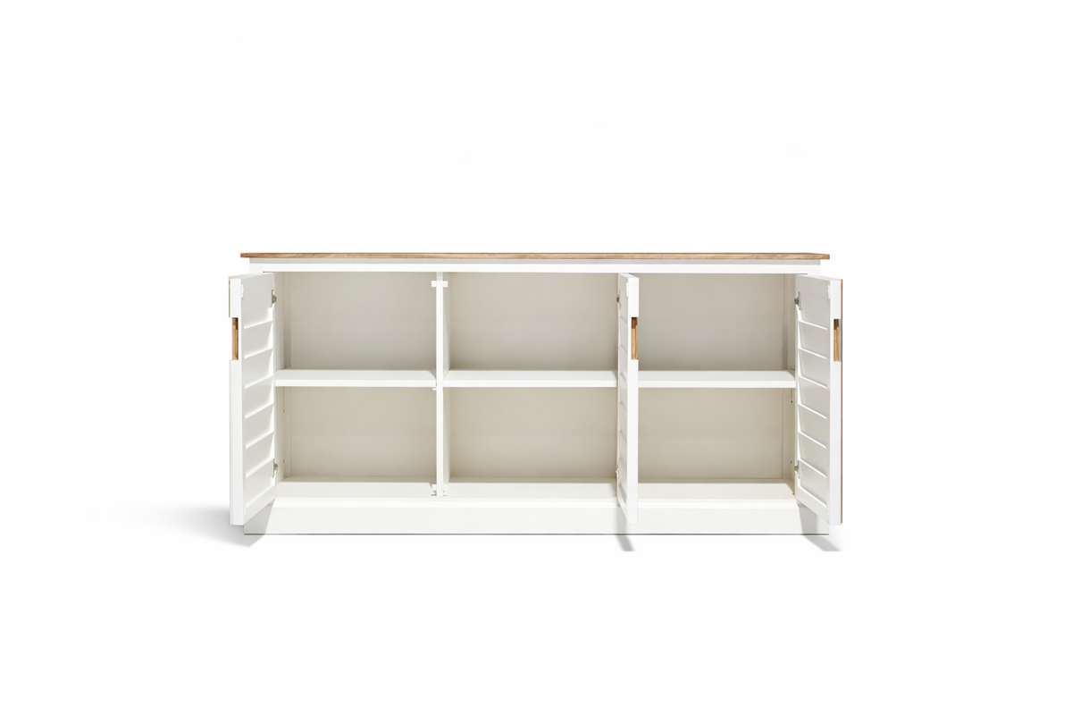 MANGO Sideboard – Natürliches Design mit strukturierter Front