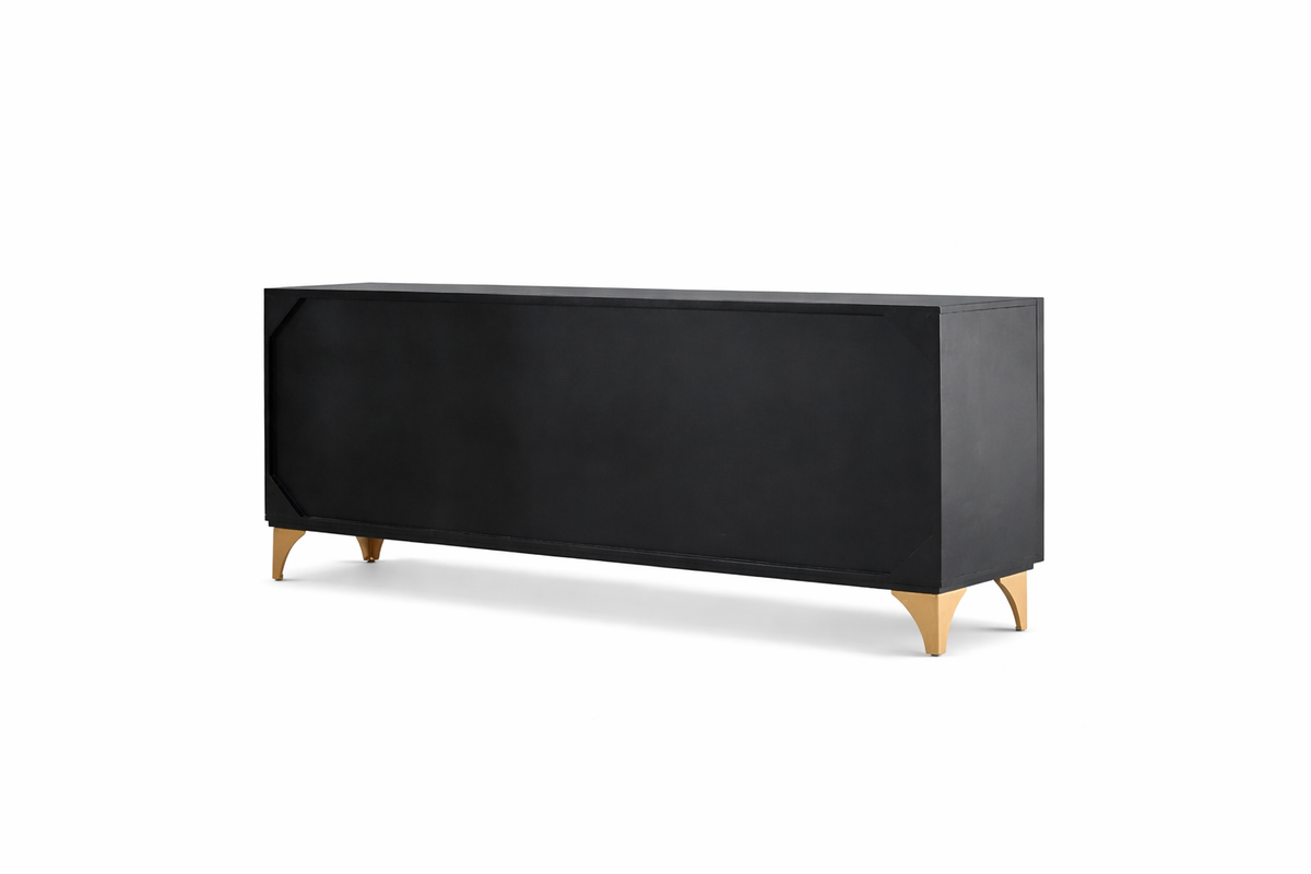 AMAZONAS solid sideboard 160cm mango wood natural front design