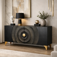 AMAZONAS solid sideboard 160cm mango wood natural front design