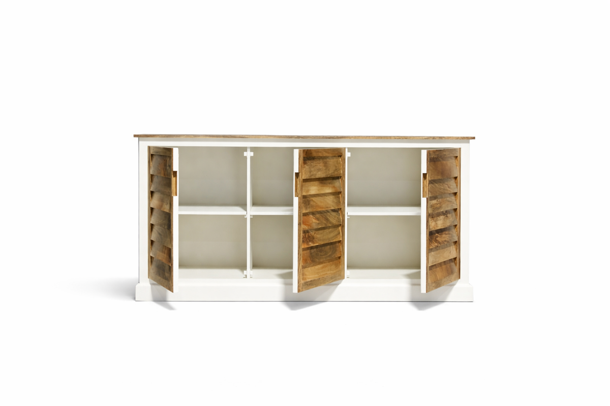 MANGO Sideboard – Natürliches Design mit strukturierter Front