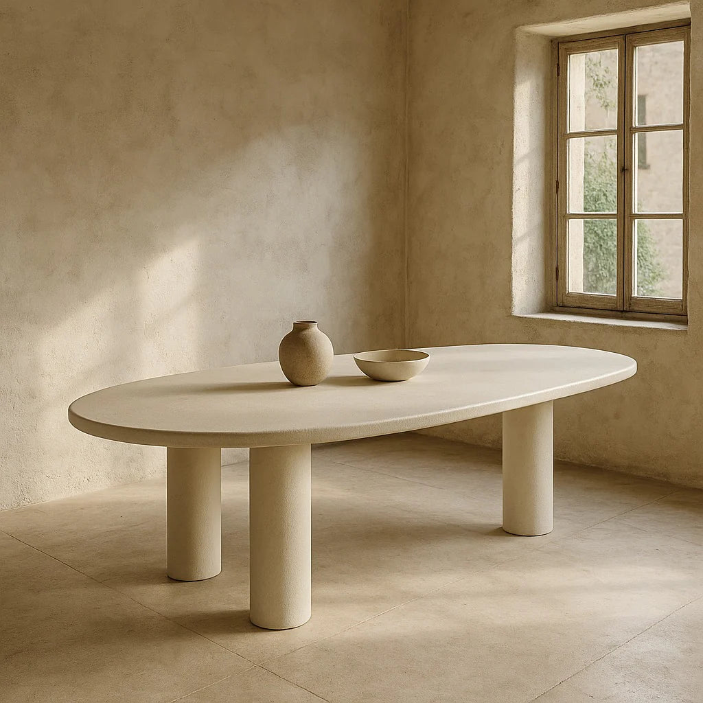 DON JULIO Esstisch oval beige