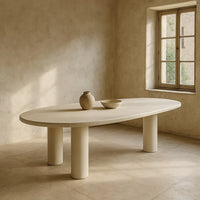 DON JULIO Esstisch oval beige