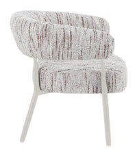 DA COSTA Sessel Strukturstoff Metallbeine