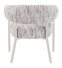 DA COSTA Sessel Strukturstoff Metallbeine