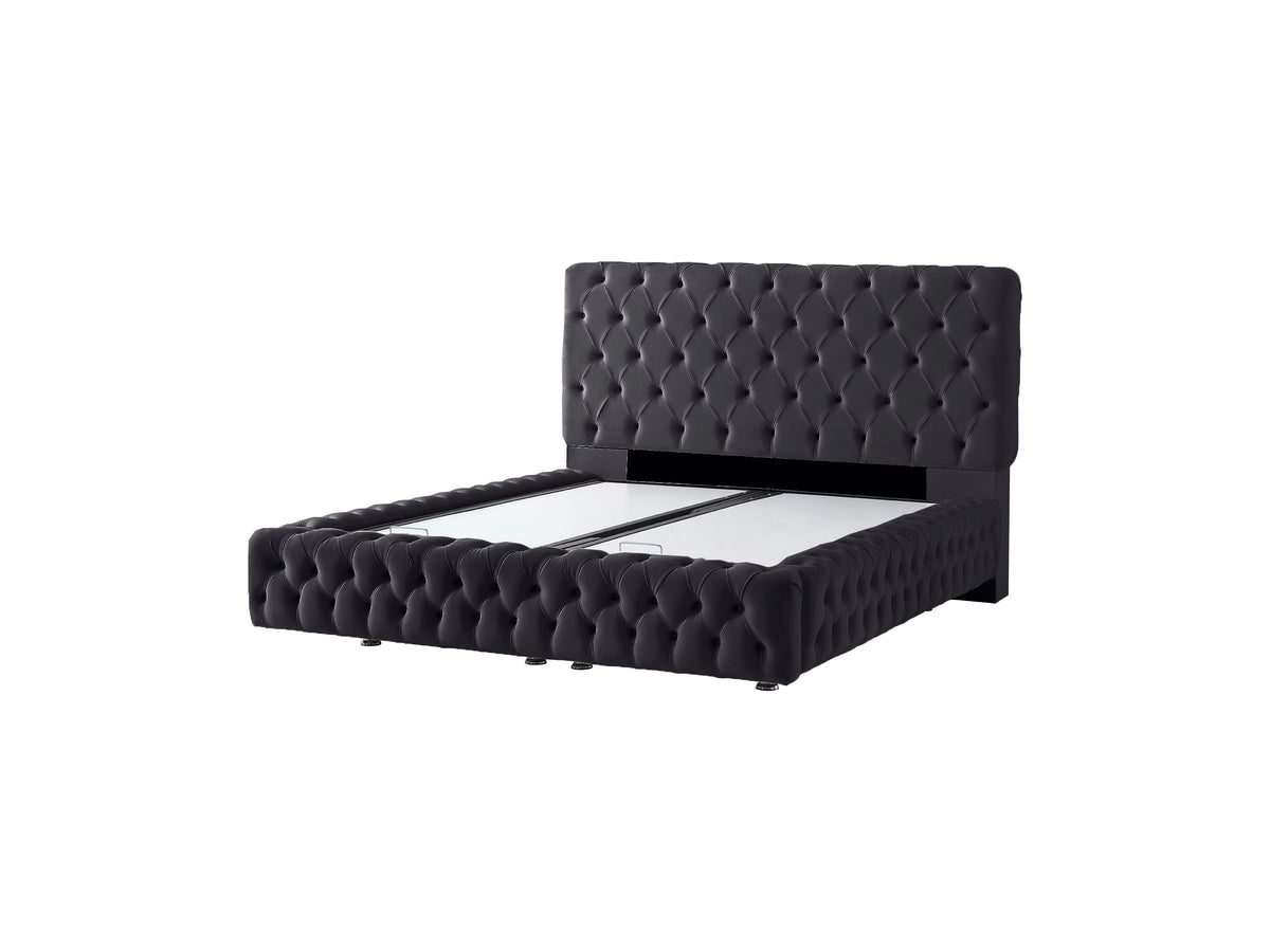 Design CHESTER Bett, Boxspringbett inkl Matratze