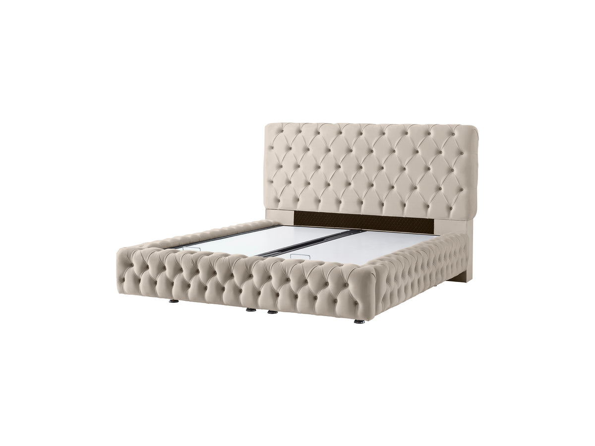 Design CHESTER Bett, Boxspringbett inkl Matratze