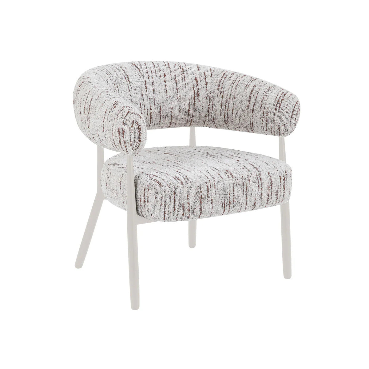 DA COSTA Sessel Strukturstoff Metallbeine