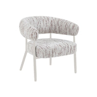 DA COSTA Sessel Strukturstoff Metallbeine