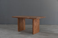 Esstisch Massivholz Akazie Baumkante Natur 5cm Platte