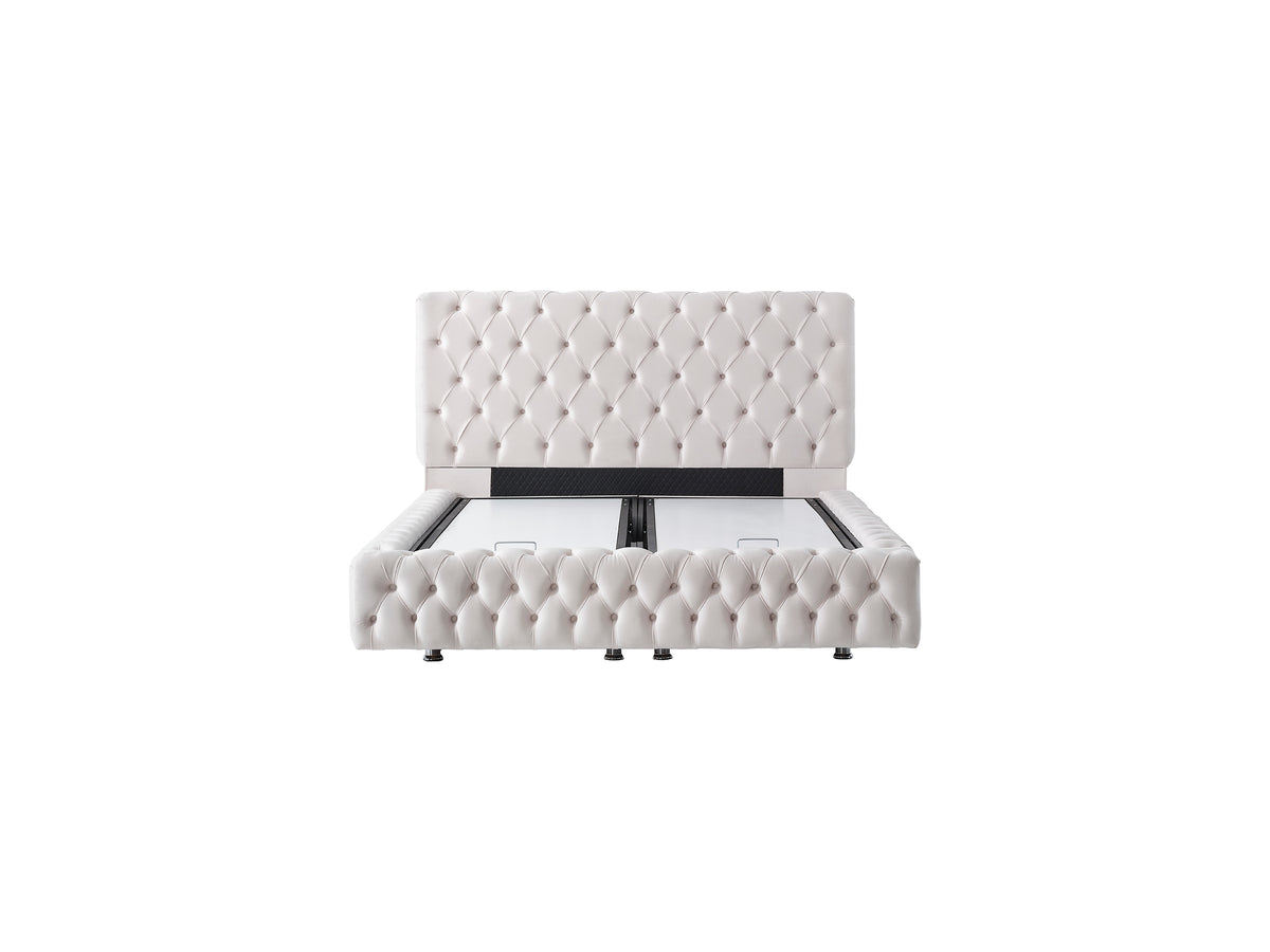 Design CHESTER Bett, Boxspringbett inkl Matratze