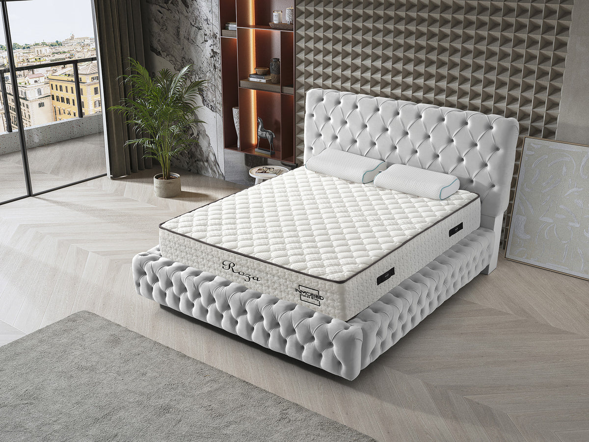 Design CHESTER Bett, Boxspringbett inkl Matratze