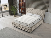 Design CHESTER Bett, Boxspringbett inkl Matratze