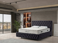 Design CHESTER Bett, Boxspringbett inkl Matratze