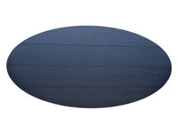 FORT oval Langbohle Massiver Esstisch schwarz  Eichenholz