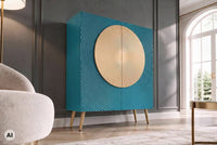 AMAZONAS solid sideboard 160cm mango wood natural front design