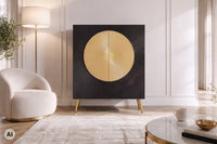 AMAZONAS solid sideboard 160cm mango wood natural front design