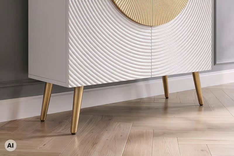 AMAZONAS solid sideboard 160cm mango wood natural front design