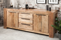 IRON CRAFT Solid sideboard 174cm mango wood handmade