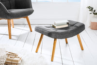 SCANDINAVIA Design Hocker Massivholz Scandinavian Design Fußhocker