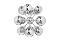 GALAXY Extravagant hanging light 72cm silver hanging lamp modern design