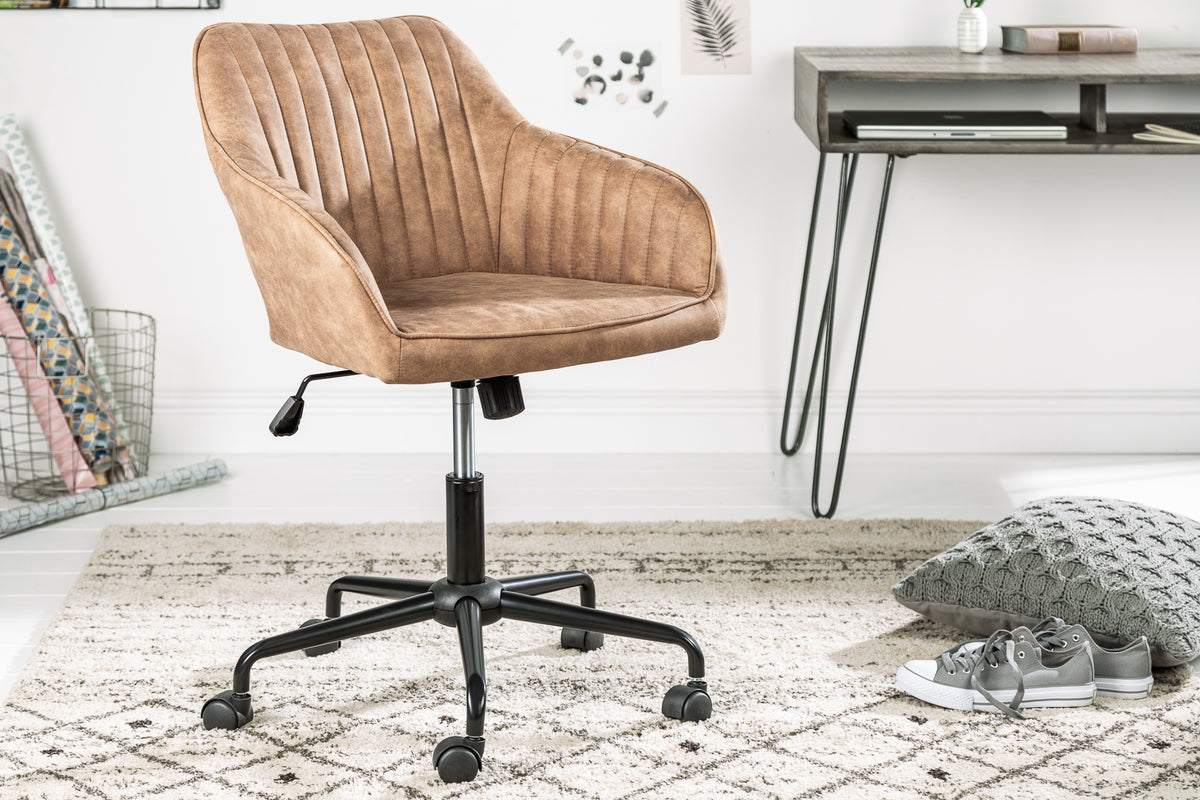 TURIN Height-adjustable office chair with armrest swivel chair