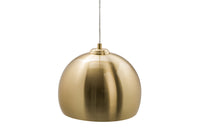 GOLDEN BALL Moderne Hängeleuchte 30cm gold Hängelampe höhenverstellbar