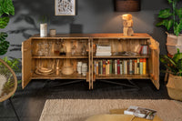 ORGANIC LIVING Solid sideboard 175cm mango wood organic design 