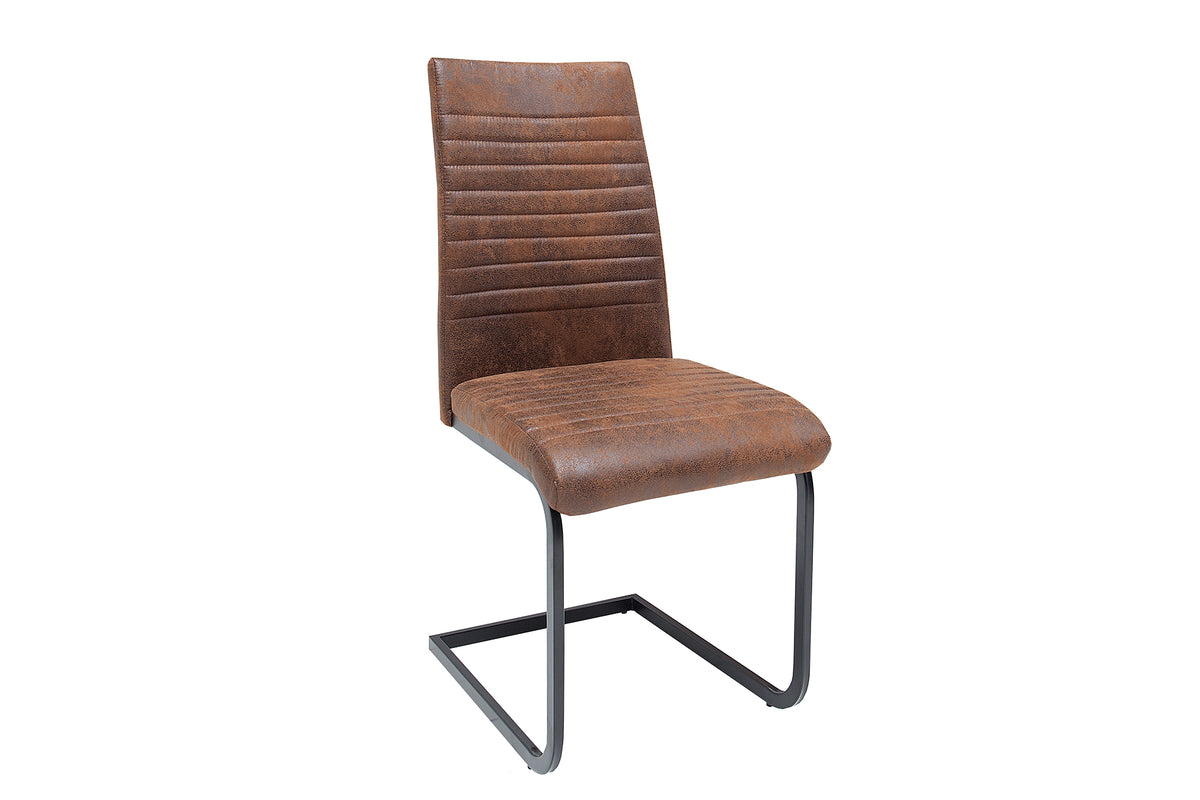 APARTMENT Industrial cantilever chair with metal frame