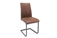 APARTMENT Industrial cantilever chair with metal frame