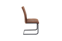 APARTMENT Industrial cantilever chair with metal frame