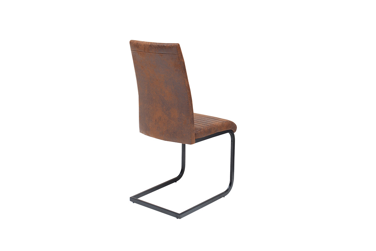 APARTMENT Industrial cantilever chair with metal frame