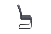 APARTMENT Industrial cantilever chair with metal frame