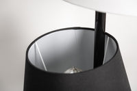 LEVELS Design Stehlampe 163cm schwarz grau mit 3 Leinenschirmen