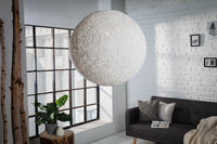 COCOONING XL Filigree hanging lamp 60cm white ball light