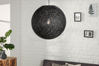 COCOONING M Filigree hanging lamp 35cm black ball light