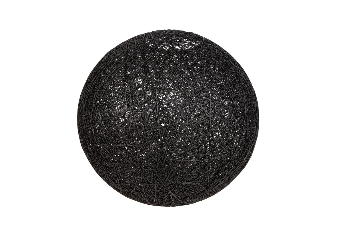 COCOONING M Filigree hanging lamp 35cm black ball light