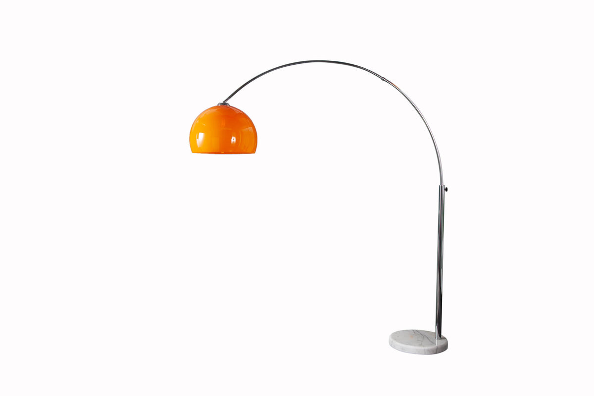 LOUNGE DEAL Ausziehbare Bogenlampe 175-205cm Marmorfuß Stehlampe