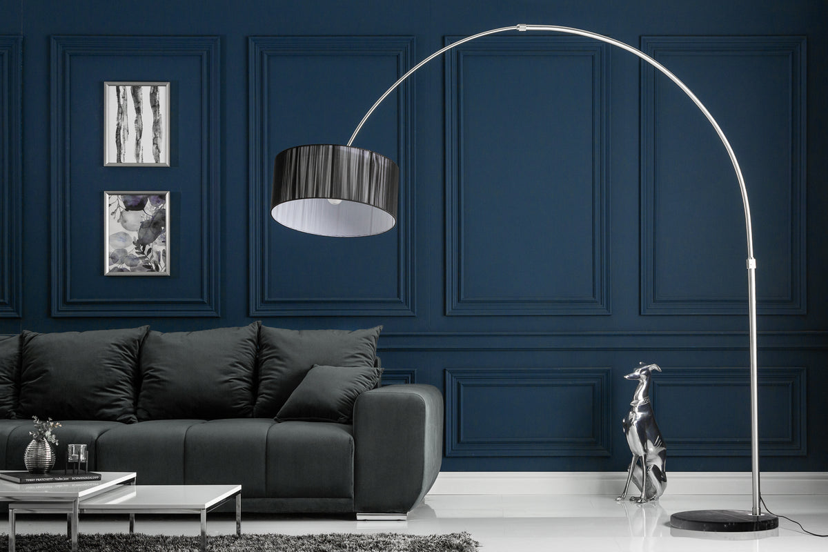 EXTENSO design arc lamp 230cm floor lamp with marble base